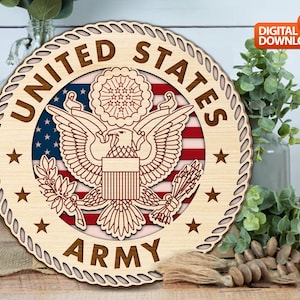 Military Wood Art - Etsy
