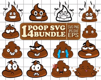 Poop SVG, Poop Icon Svg, Poop Clipart, Smiling Poop, Smiling Poop Svg ...