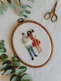 Custom Felted Wool Family Portrait