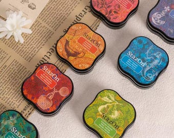 StazOn Midi Ink Pad – Inchiostro per timbri ad asciugatura rapida e per tutte le superfici