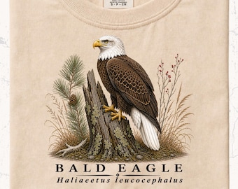 Bald Eagle Shirt | Americana Wildlife Art | Patriotic Outdoor Gift
