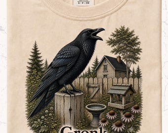 Raven Shirt | Bird Watching Tee | Crow Lover Gift
