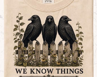 Crow TShirt | Humorous Corvid Observation | Backyard Birder Gift