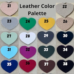 Custom color chart for leather and suede boots, choose your favorite shade for handmade women’s ankle boots