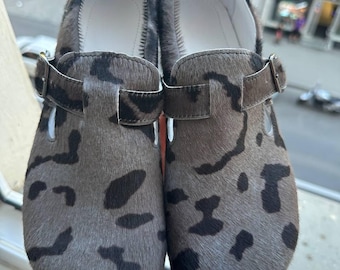 Wide Toe Box Clogs Women, Handmade Zero Drop Shoes, Custom Leather & Suede Slip-On Mules, Comfortable Ergonomic Barefoot Footwear