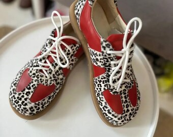 Handmade Leather Anatomical Sneakers: Orthopedic Comfort Shoes
