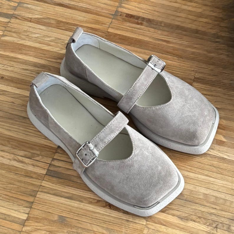 Mary Jane shoes women square toe
