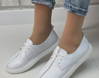 Anatomical Sneakers, Wide Toe Box Zero Drop Shoes, Custom Leather & Suede Barefoot Minimalist Unisex Trainers