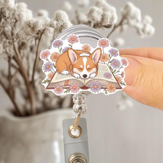 Badge Reel Cute Flowers