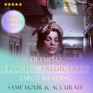 Same Hour Psychic Tarot Reading: 5 Predictions, Love & Life Clarity