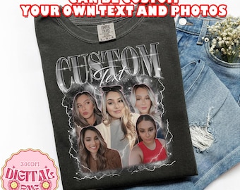Custom Bootleg Png, Bootleg Graduation Template, Bootleg Tshirt, Retro Rap Style 90s Graphic, Customizable Bootleg Png, Bootleg Rap Tee File