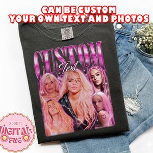 Custom Your Own Bootleg Idea Here, Personalized Family Graphic Png, Custom Bootleg Rap Tee Digital Download, Custom Bootleg Shirt Design image 1