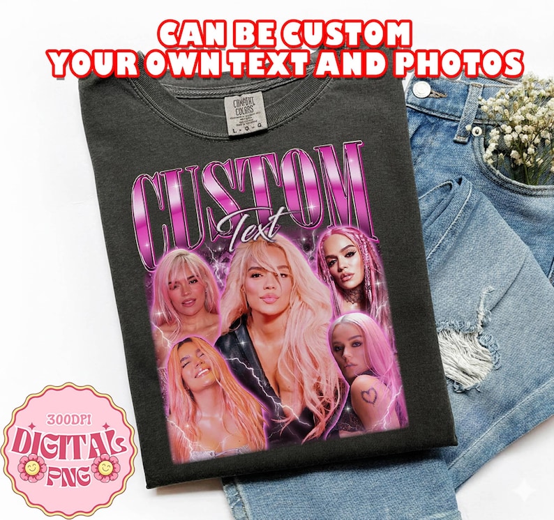 Custom Your Own Bootleg Idea Here, Personalized Family Graphic Png, Custom Bootleg Rap Tee Digital Download, Custom Bootleg Shirt Design image 1