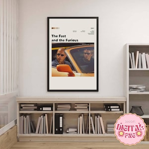 Fast & Furious Poster Fast And Furious Poster File, Dominic Toretto Poster Fast Furious Saga Poster Png, Fast Furious Minimal Poster Digital