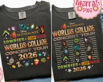 Descendants Zombies Camp Rock Worlds Collide Concert Tour File, Disneyland Music Festival 2026 File, Descendants Zombies Camp Rock Png