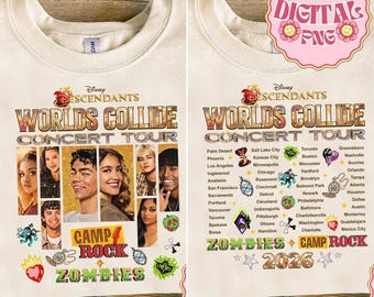 Descendants Zombies Camp Rock Worlds Collide Concert Tour File, Descendants Zombies Camp Rock Png,DisneyMusic Festival 2026 File