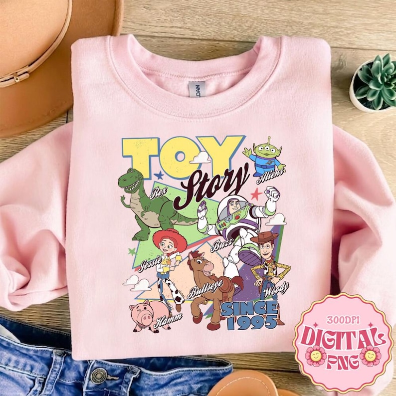 You've Got A Friend In Me,Toy Story 5 Movie Disneyland Woody Jessie Buzz Lightyear PNG,Family You've Got A Friend In Me DigitalFile Download image 4