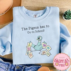 Bundle PNG Pigeon Children's Books, Pigeon Elephant Bookish Gifts Png, Gifts For Bookish, Reader File, Pigeon Meme Funny Instant Download image 7