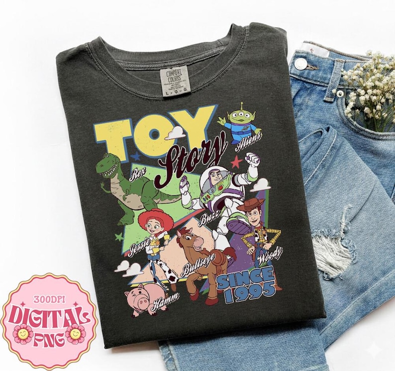 You've Got A Friend In Me,Toy Story 5 Movie Disneyland Woody Jessie Buzz Lightyear PNG,Family You've Got A Friend In Me DigitalFile Download image 5