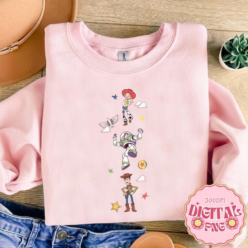 You've Got A Friend In Me,Toy Story 5 Movie Disneyland Woody Jessie Buzz Lightyear PNG,Family You've Got A Friend In Me DigitalFile Download image 7