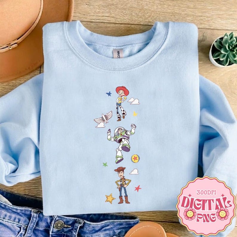 You've Got A Friend In Me,Toy Story 5 Movie Disneyland Woody Jessie Buzz Lightyear PNG,Family You've Got A Friend In Me DigitalFile Download image 6