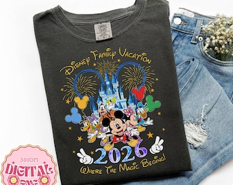 Disneyland World Traveller PNG, Retro Mickey und Freunde Png, wo die Magie 2026 Digital beginnt, Disneytrip Reise Png, Epcot Disneytrip