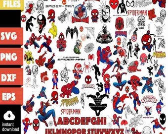 Spider Man Bundle Png File | Spidey And His Amazing Friends Png And Png, Superhero SVG, Spidey Alphabet | Spidey Superhero Png Avengers Team