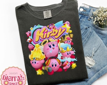 Kirby Png, Kirby Moods File, Pink Kirby File, Kirby Video Game File, Kirby Birthday Gift, Cute Player Gift, Digital File