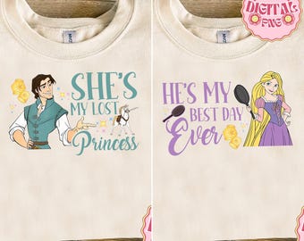 Tangled Couples File, He's My Best Day Ever, Princess Rapunzel Png, Disneyland Engagement Digital, Valentine Honeymoon, Matching Flynn Rider