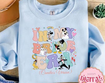 I min brudtärneeran PNG, min brudtärneeran digital fil, Disneyland grafisk PNG, min brudtärna, Musse Pigg och vänner, Disneyland fest nedladdning