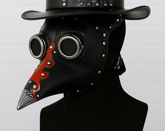 ペスト医師のマスクとシルクハット – スチームパンクゴシックコスチューム