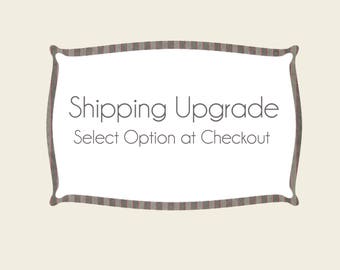 Shipping Upgrade - Priority, Priority Express,