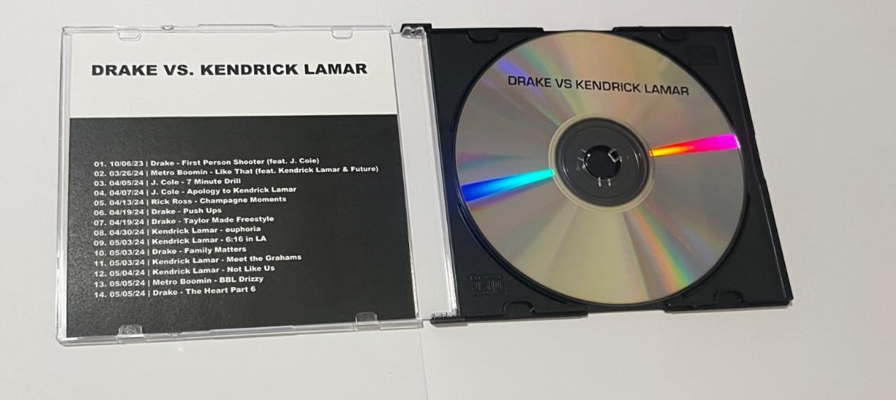 新品CD KENDRICK LAMAR VS DRAKE Drake Vs Kendrick Lamar 2024 Beef CD – Complete Diss Track