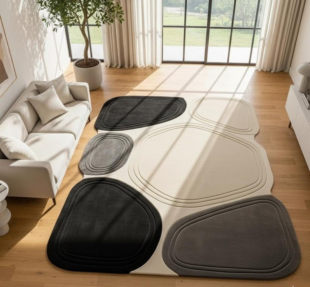 Modern Abstract Rug. - Etsy