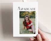 Graduation Template With Photo Card Editable Templett Senior - Etsy