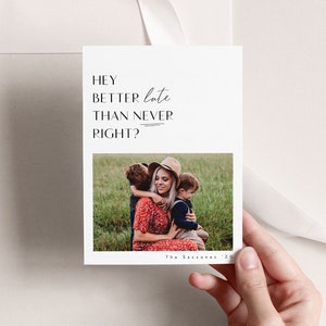 Late Kerstkaart Foto, Late Kerst Kaart Foto, Late Kerst Kaart Sjabloon, Late Vakantie Kaarten, Late Nieuwjaarskaart 3311798
