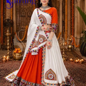 navratri festival dress Pure Cotton Ready To Wear Chaniya Choli For Navratri Festival main image 1
