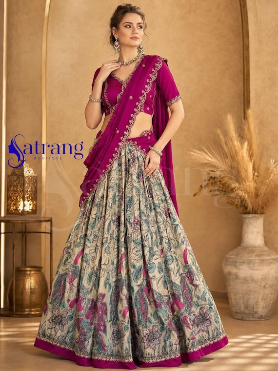 designer dress for sangeet Indian Wedding Guest Lehenga Choli, Pink Floral Lehenga Set, Bridesmaid Outfit, Mehendi Dress, Outfit, Engagement Wear Women truefit:root:treasure-bias-cut-maxi-dress-navy boho homecoming dresses a Color:Beige Plaid best sangeet outfits