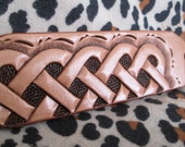 Handmade leather keychains, Celtic keychain, endless knot, leather key fobs, unique keychain, collector key chain