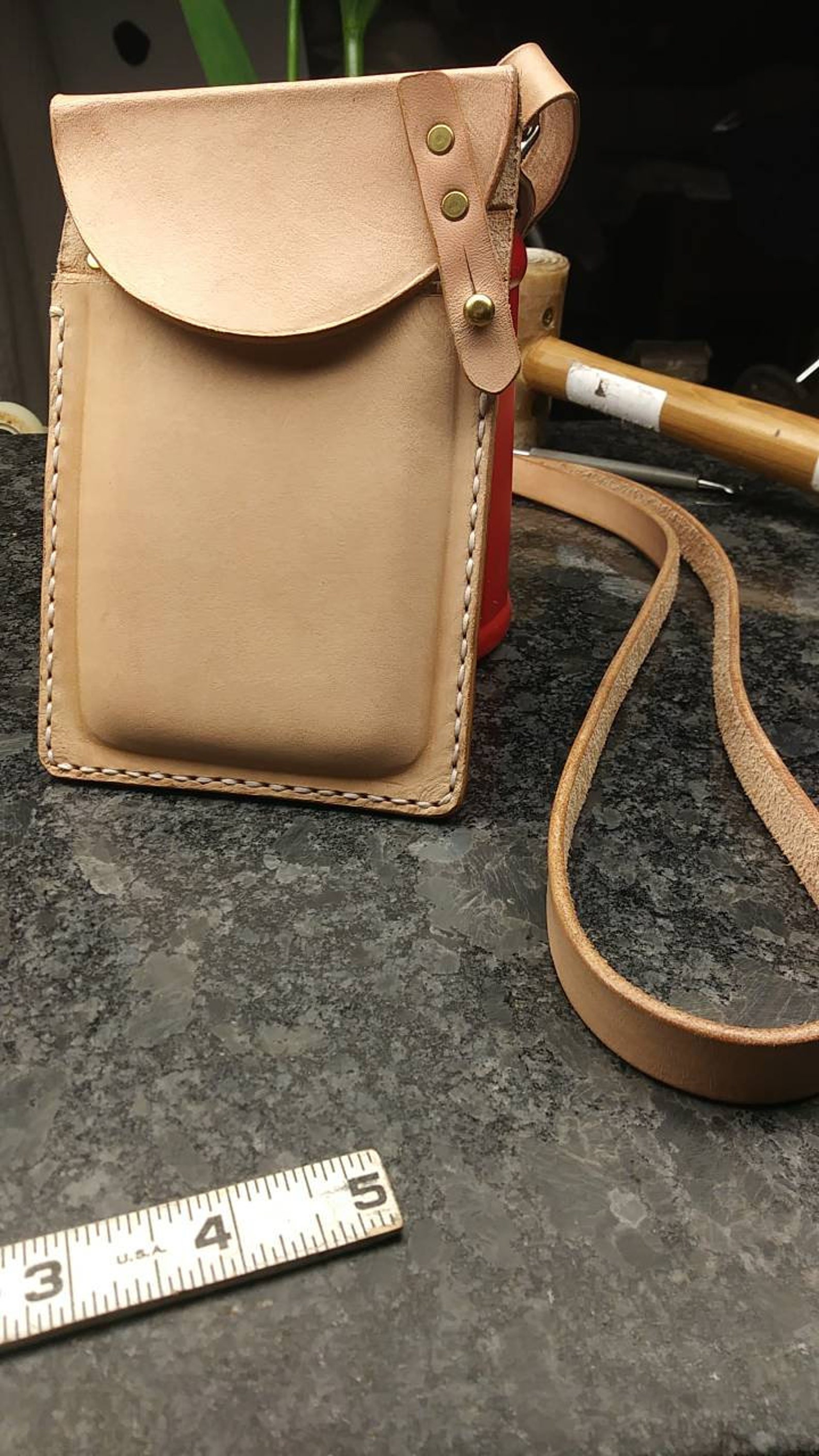 Handmade Leather Cell Phone Case Custom Cell Case 6 X Etsy