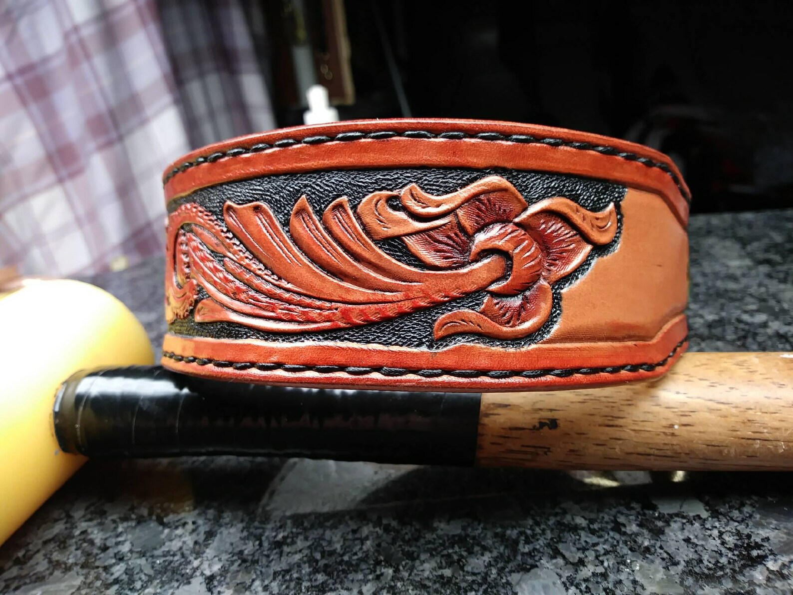 Handmade Leather Dog Collar Medium Dog Collars Leather Etsy