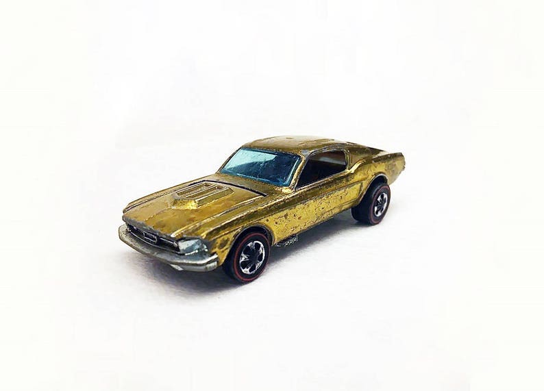 Hot Wheels 1967 Mustang Hot Wheels 1967 Redlines Gold | Etsy