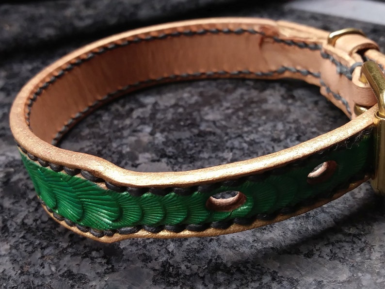 Handmade leather cat collar premium cat collar leather pet Etsy