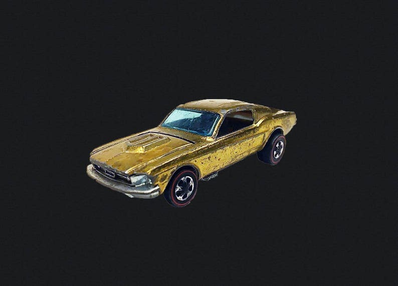Hot Wheels 1967 Mustang Hot Wheels 1967 Redlines Gold | Etsy