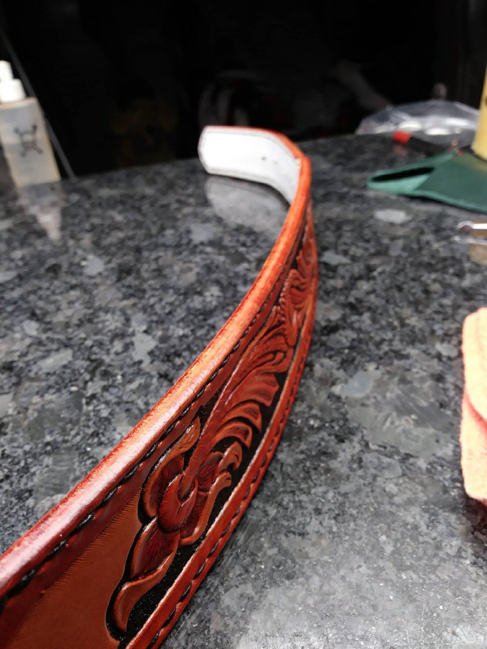 Handmade Leather Dog Collar Medium Dog Collars Leather Etsy