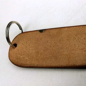 Keychain Leather Keychain Norse Keyring Handmade Leather - Etsy