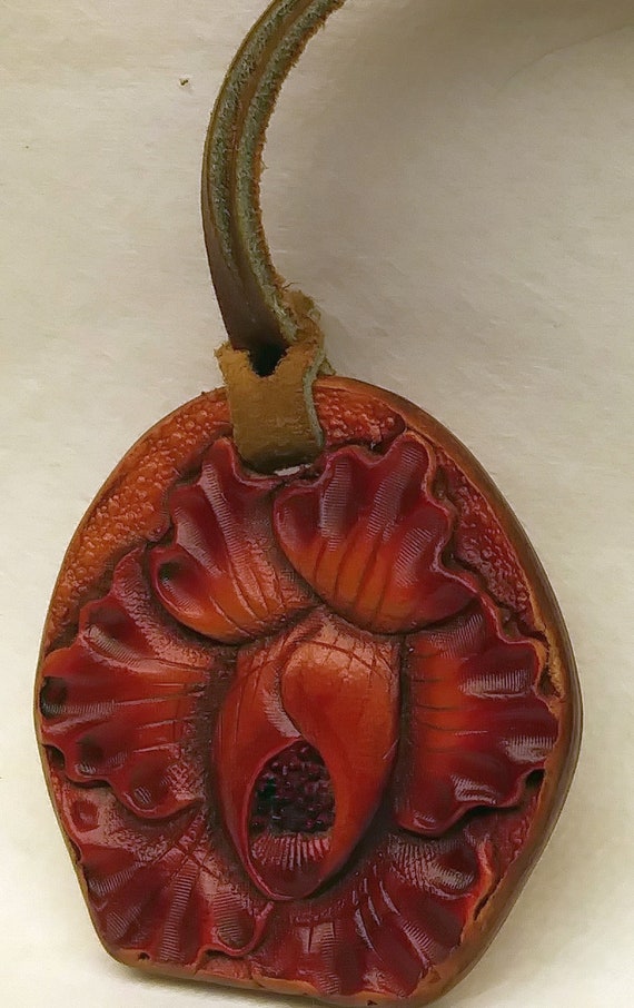 Charms, handbag charm, flower charm, leather flower, leather floral charm, handmade charms, handbag accessory
