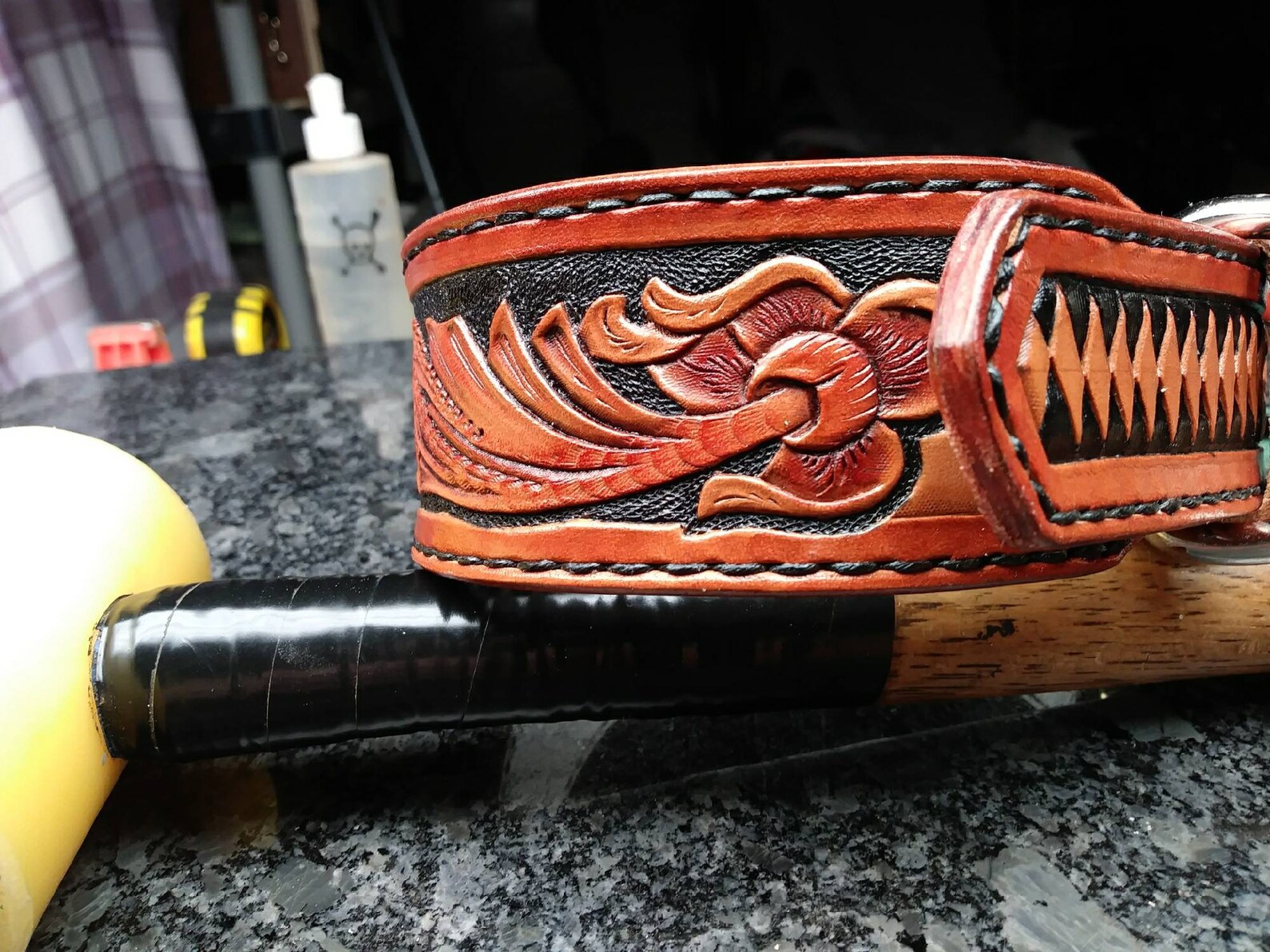 Handmade Leather Dog Collar Medium Dog Collars Leather Etsy