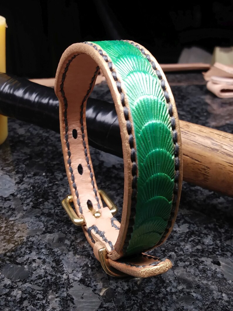 Handmade leather cat collar premium cat collar leather pet Etsy