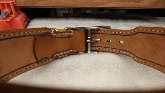 native american leather dog collars